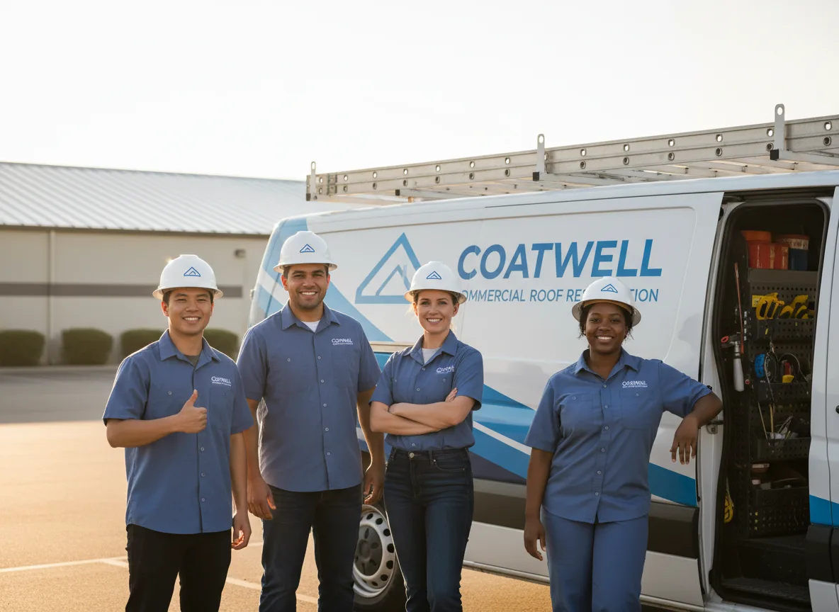 Commercial roof coating company in Dennison, IL